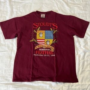 Vintage microbrewery festival shirt